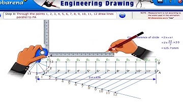 Engineering Drawing Conic Section Cycloid 1