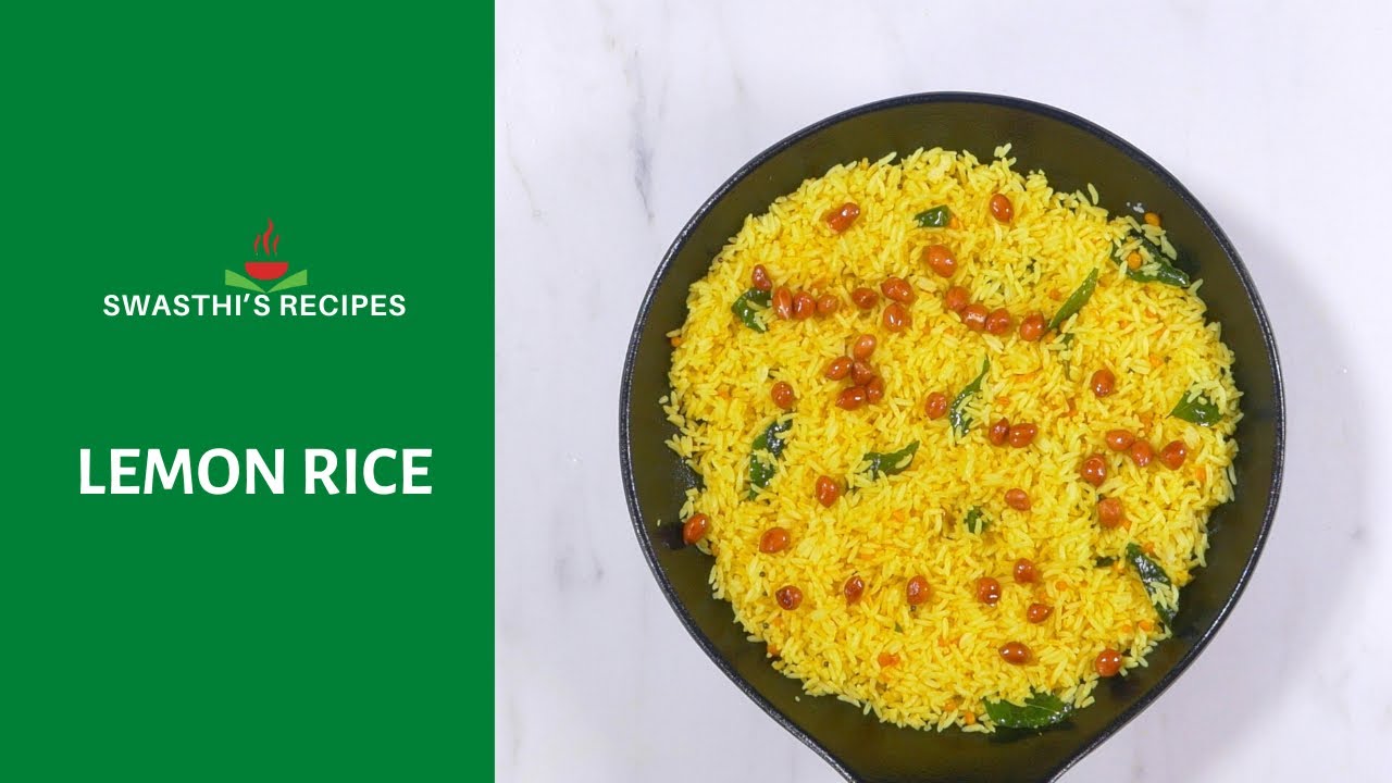 Lemon Rice Recipe  (Quick South Indian Lunch Recipe)