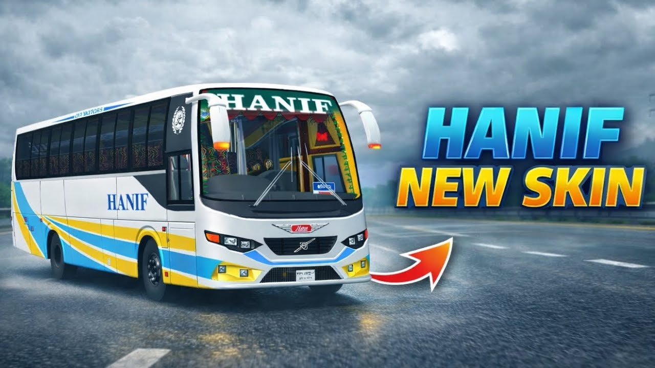 Hanif New Bus Skin For Bus Simulator Indonesia (2026)