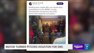 Mayor Sylvester Turner pitches Houston for Democratic National Convention