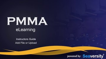 PMMA, How to LMS (Add File or Upload)