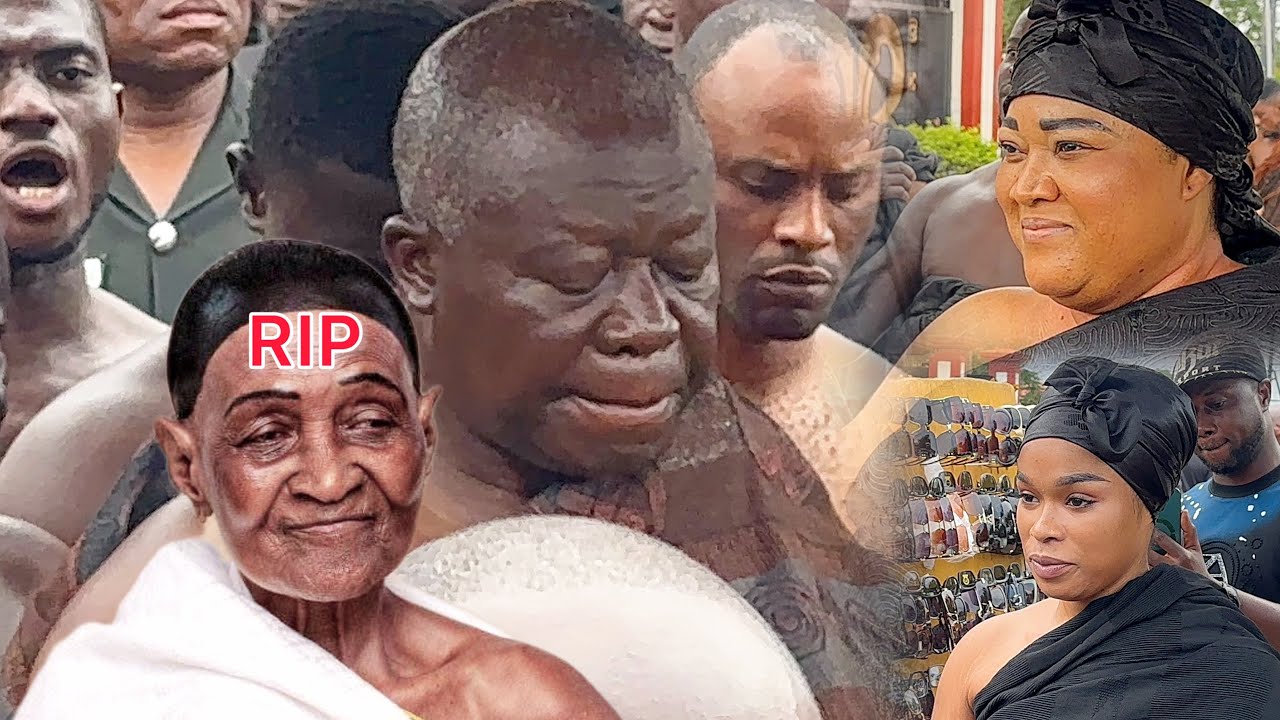 Heartbreaking💔Otumfour couldn’t control His tears His Tears When Announcing The Death Of Asantehemaa