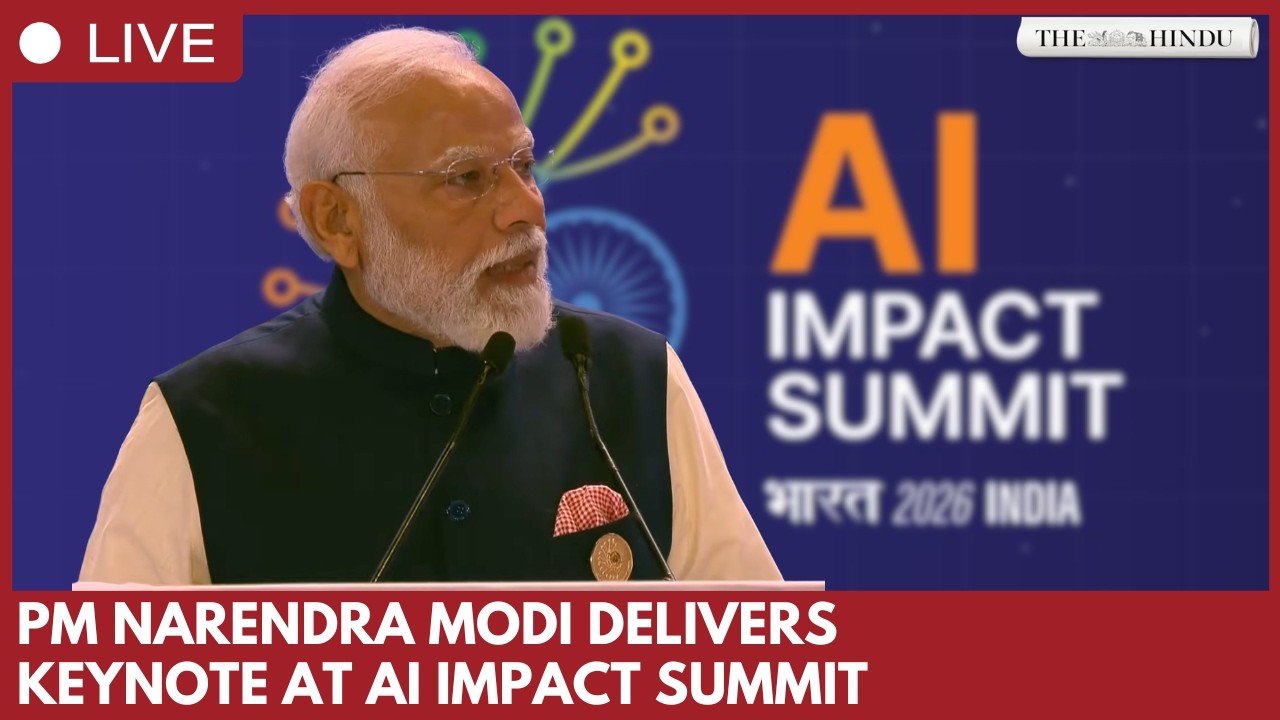 PM Modi delivers remarks at AI Impact Summit 2026 opening in New Delhi ...