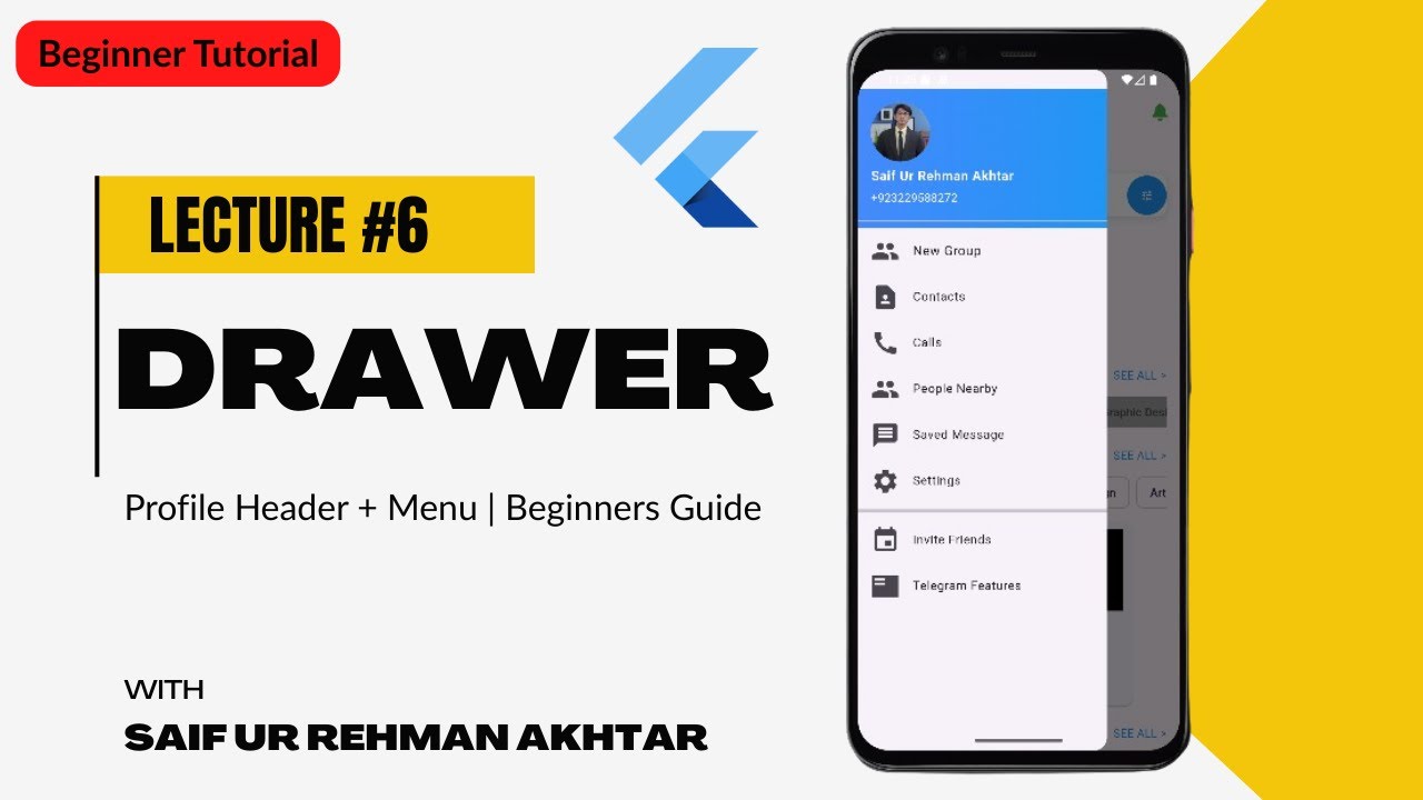 5 Essential Tips for Creating a Stunning Flutter Drawer Menu