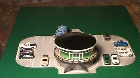 N Scale   Railfan Restraunt   Scratch Built 001