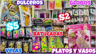 ? TODO PARA FIESTAS Y BATUCADA, GLOBOS ?, VELAS, DULCEROS Y MÁS / 