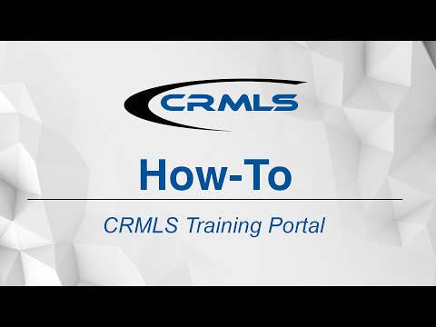 [CRMLS How-To] Access and Use the Training Portal