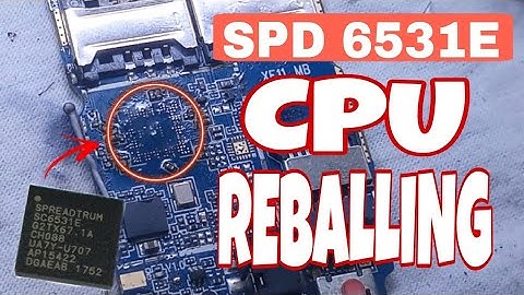 Q Mobile Power X4 Plus White Display Solution (Cpu SPD 6531E) Reballing