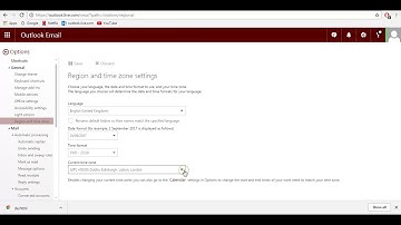 How to change hotmail language