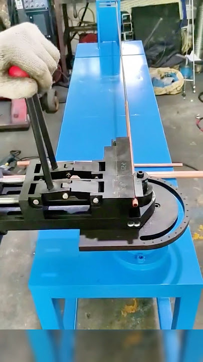 Manual pipe bending machine manufacturing process.