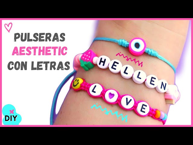 Pulsera Con Nombre - Diagrama de Letras  Pulsera con nombres, Cómo hacer  pulseras, Tutorial de pulseras de amistad