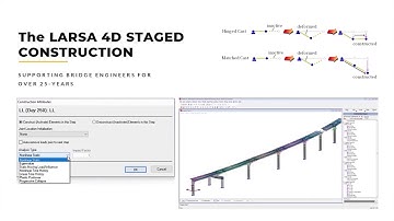 LARSA 4D Staged Construction Analysis