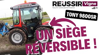 Le Tony 9800Sr Un Tracteur Articulé À Siège Réversible