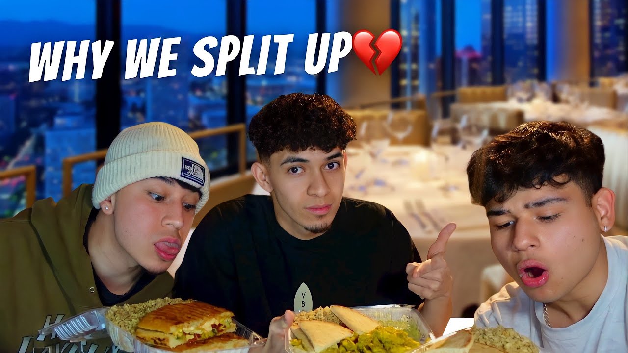 LATE NIGHT MUKBANG w/ @Santea_  & @ActuallyJose | why we split up...