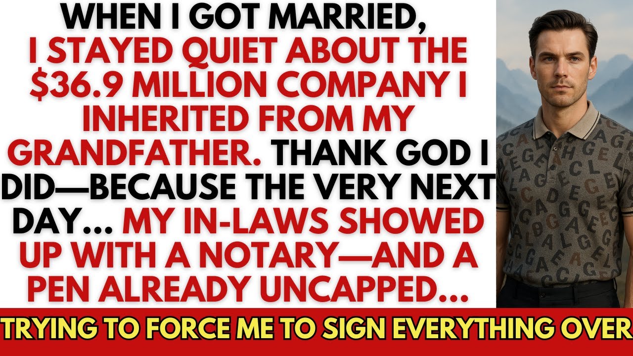 I Stayed Quiet About My $36.9M Company. Next Day, In-Laws Arrived With Notary, Trying To Take It All