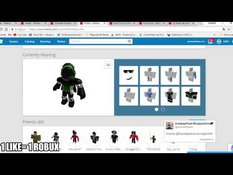 Mi Nuevo Personaje En Roblox Nuevo Avatar самые - tutorial como recoger robux que te mandan en tablet