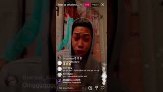 Ifendibuh on live talking about famous ocean after her fight with obeytoni ☕️