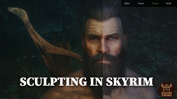Skyrim Character Creation: "SCULPTING" Timelapse