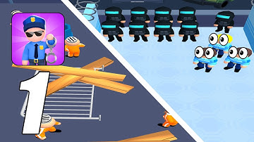 Police Station Idle - Gameplay Walkthrough Part 1 (IOS,Android) | Stick Crazee