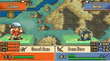 Conqueror ALM Legendary Alm in Fire Emblem Sacred Stones Microhacking WIP
