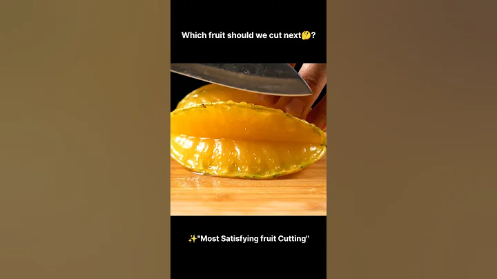 Hyper-Real Starfruit Cutting 🔪 ASMR | Oddly Satisfying AI Shorts