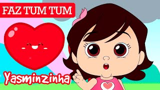 Yasminzinha - Faz Tum Tum - Música Gospel Infantil - Desenho
