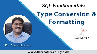 (Tamil) 12 Type Conversion and Formatting