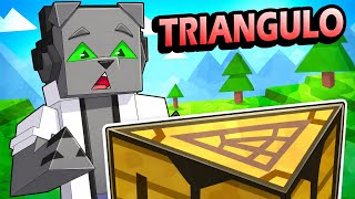 Hicieron Minecraft TRIANGULAR!!!