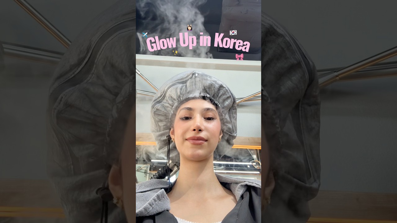Korea glow up before my dream trip 💆🏻‍♀️✈️💗 #glowup #korea #kbeauty #scalptreatment #skinbooster