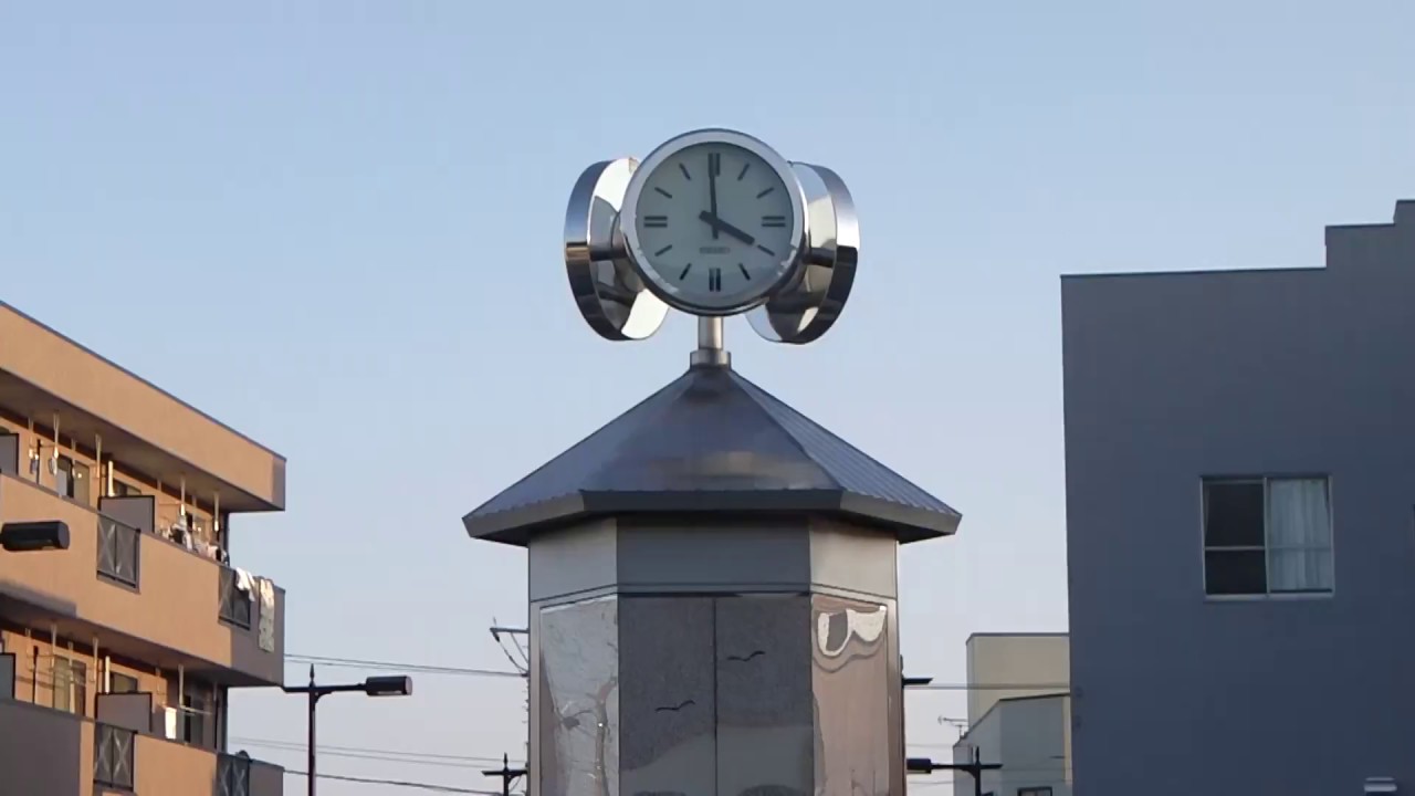 磯原駅　からくり時計