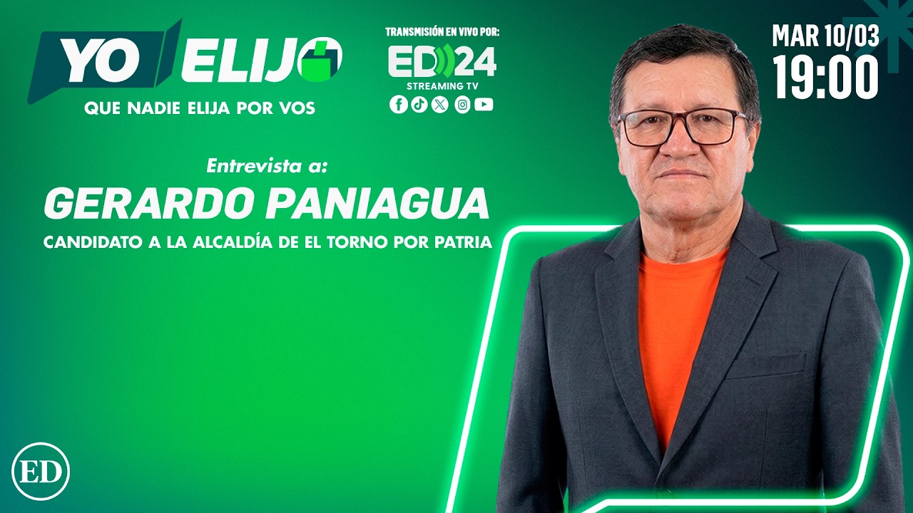 #YoElijoVIVO | ¨Entrevista a Gerardo Paniagua Vidal, candidato a la Alcaldía de El Torno¨