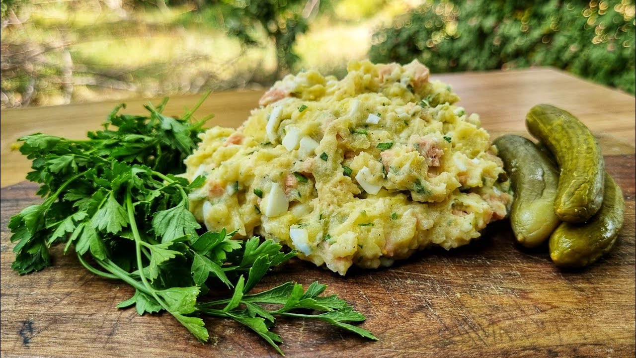 "Nature's Easiest Olivier Salad | Quick and Delicious Outdoor Recipe