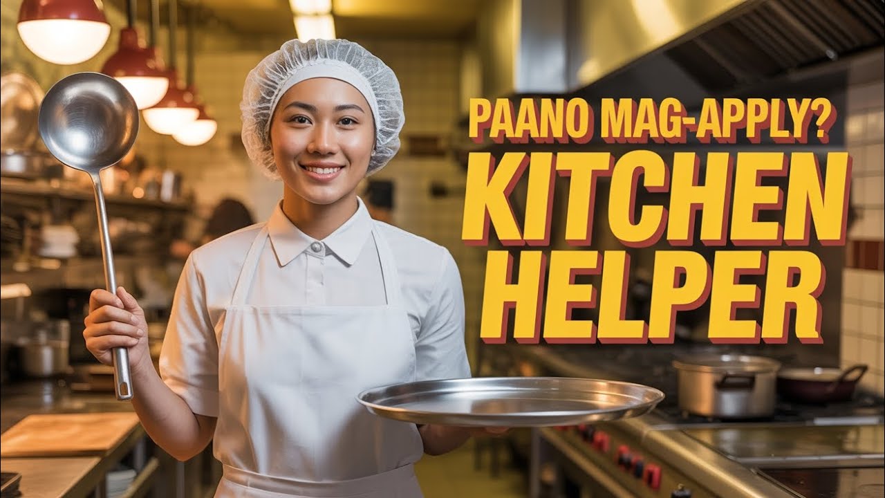 Paano Mag-Apply bilang Kitchen Helper