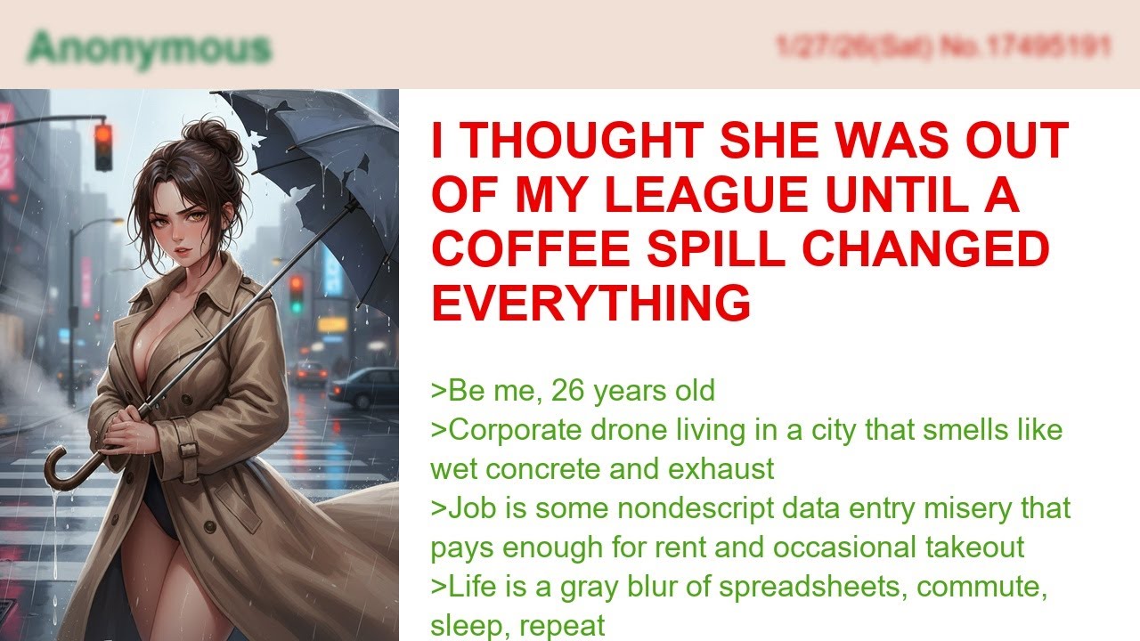 I Thought She Was Out Of My League Until A Coffee Spill Changed Everything