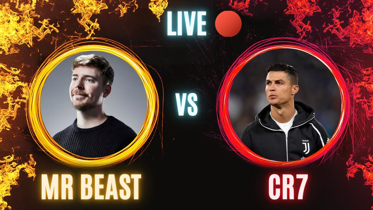 UR Cristiano VS MR Beast || LIVE Subscriber count - YouTube