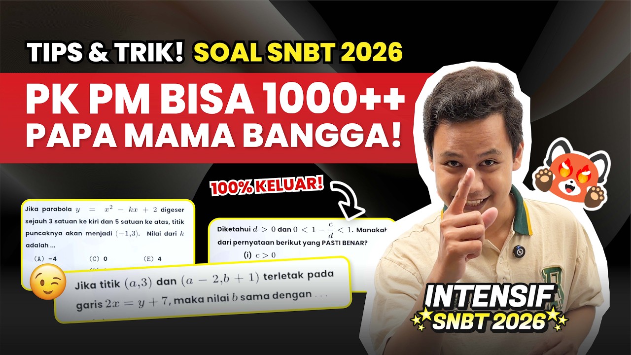 BAHAS + TIPS N TRICK SOAL BOCORAN SNBT 2026 | Mantappu Academy