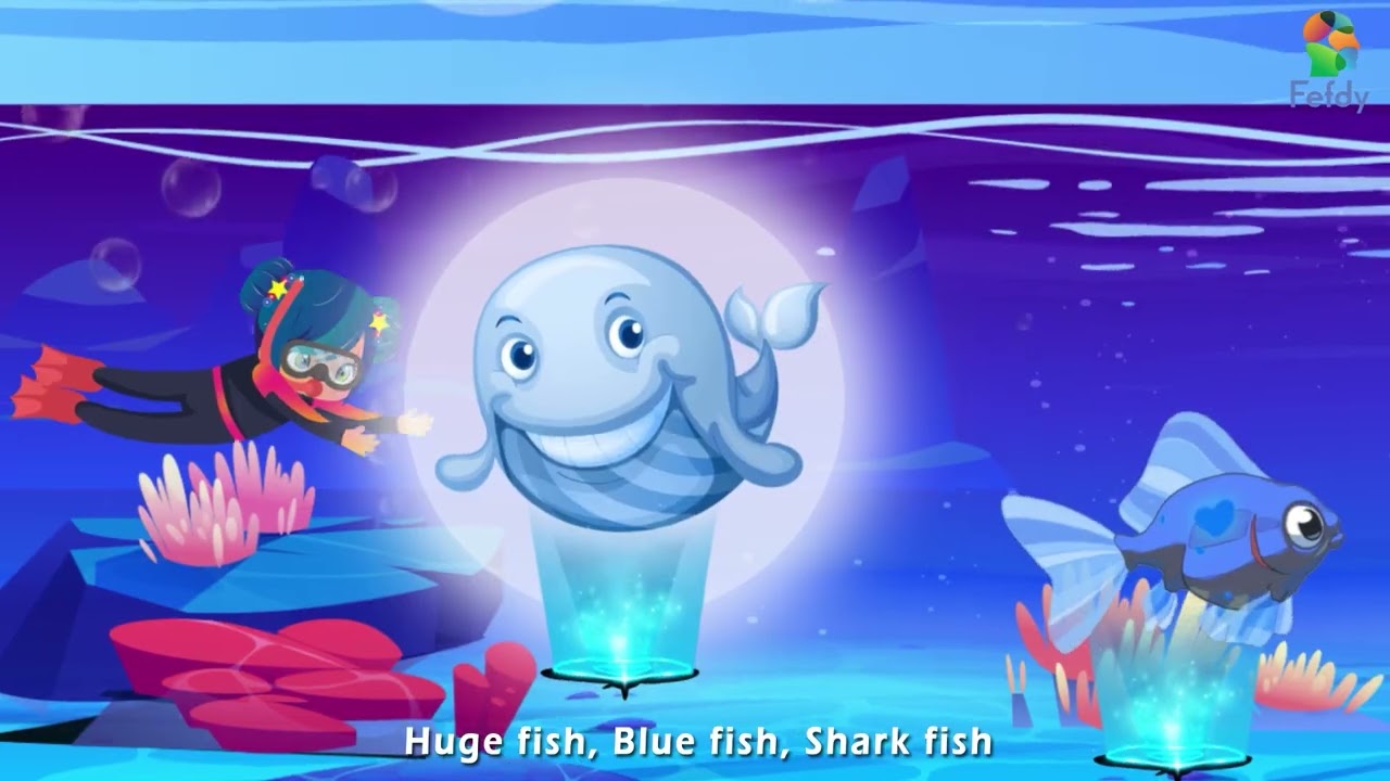 Nursery Rhymes - Underwater World | Sea Animals | FEFDY Nursery Rhymes & Kids songs.