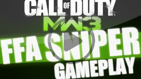 MW3: MSR Sniper FFA on LockDown