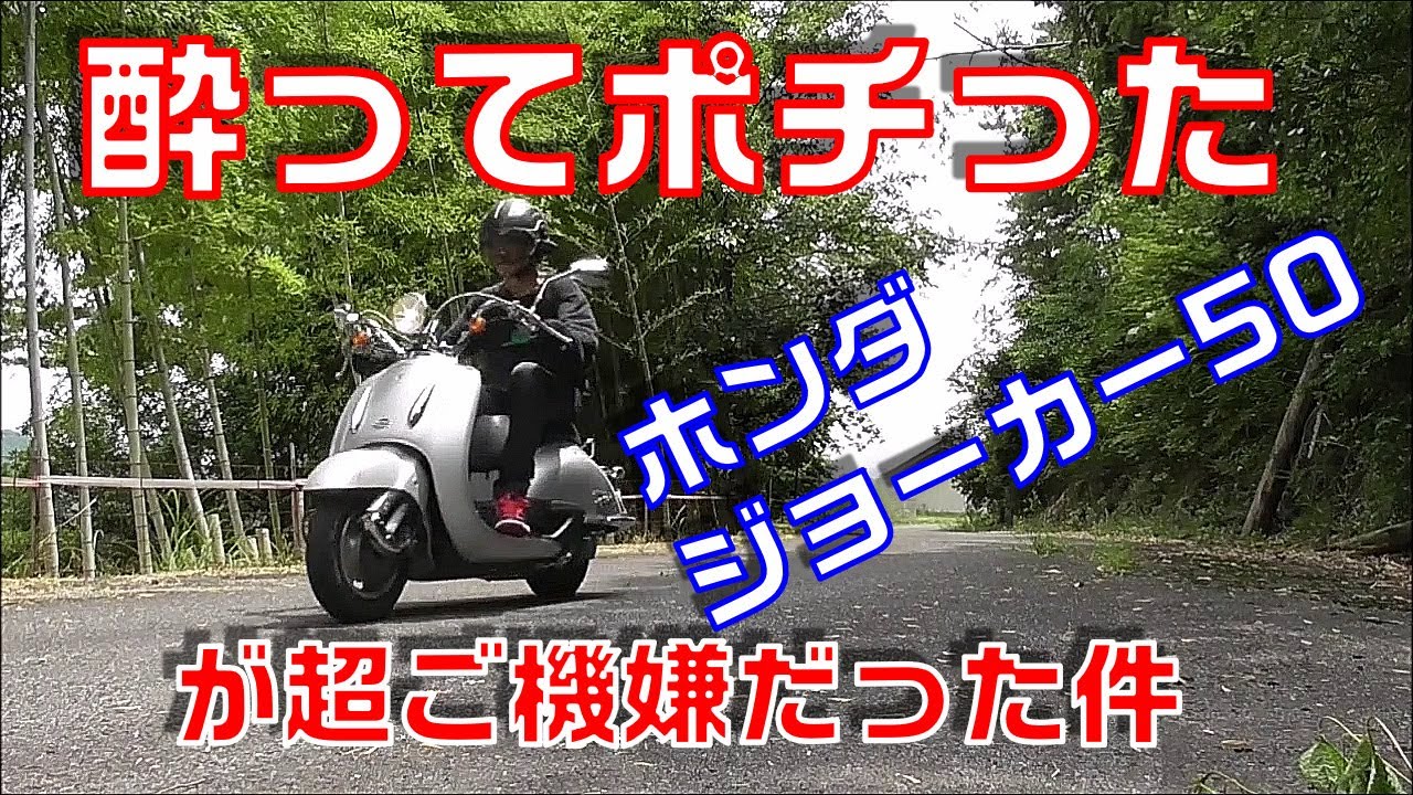 ホンダ ジョーカー50】酔い散らかしてポチったスクーターが超ご機嫌な