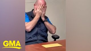 Probation officer pranked by colleagues on retirement day | GMA