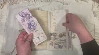 Purple Medley travelers Notebook journal #vintagejournal