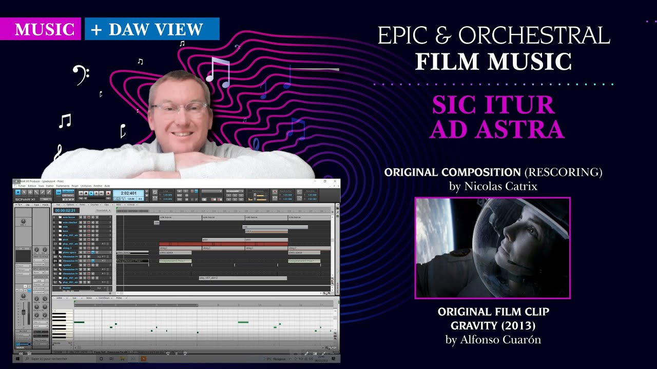 DAW VIEW How to compose orchestral film music "Sic Itur ad Astra