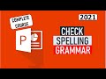 Check Spelling || PowerPoint ||