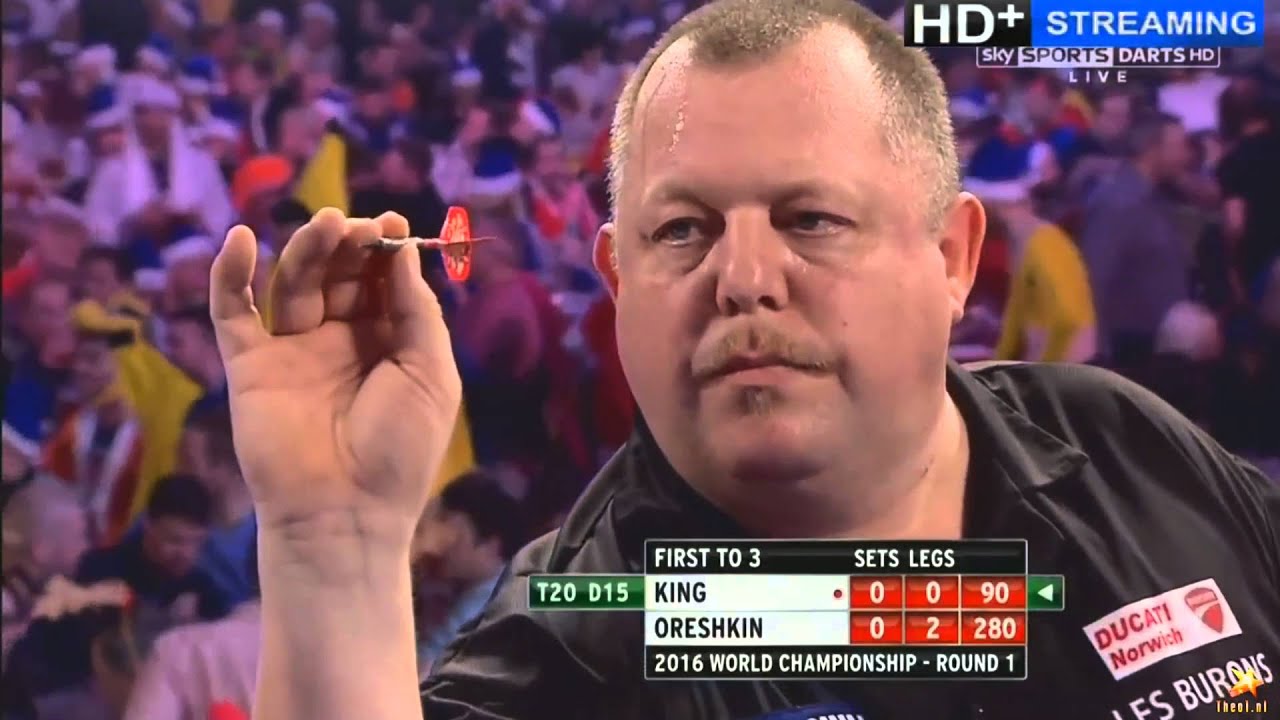 2016 PDC WORLD DARTS CHAMPIONSHIP Mervyn King v Aleksandr Oreshkin