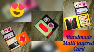 Multi layered card making ideas | multi layered greeting card | multi layered card by FeelBox