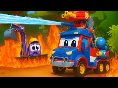 Süper İTFAİYE ARABASI kurtarmada