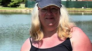 Pêche de la truite à la teigne sous une chaleur à 35°