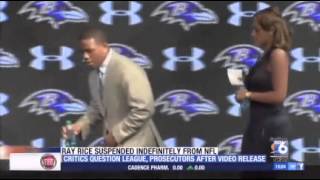 Ray Rice cut by the Baltimore Ravens for domestic violence