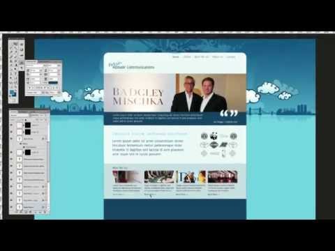 Client website design timelapse. From blank canvas sign off.