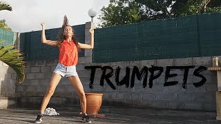 #TrumpetsChallenge |Sak Noel & Salvi - Trumpets ft. Sean Paul| @amandinetexeira's choreo